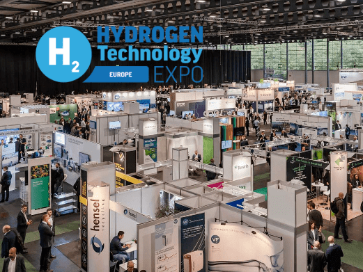 Reporter Harry Flint auf der Hydrogen Technology EXPO in Bremen